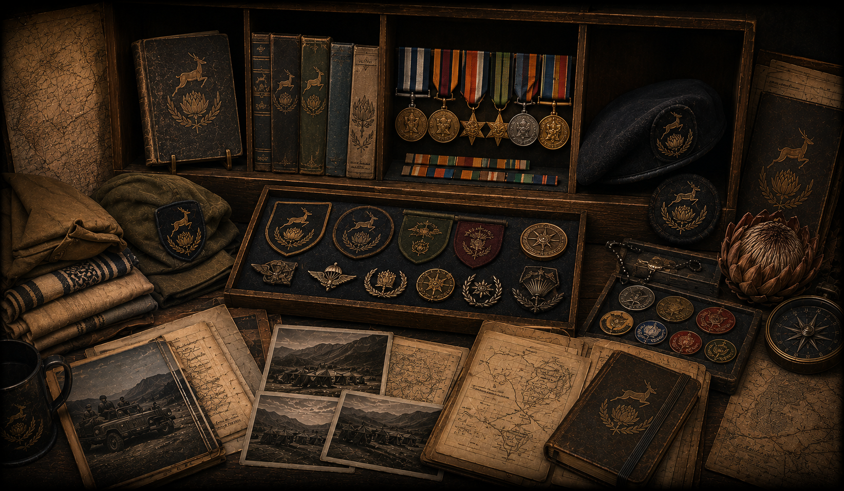 Goedgekeurde militere collectables vir die markplein